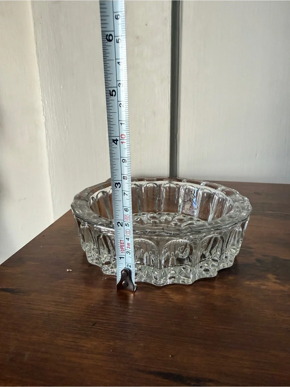 Clear Glass Decorative Bowl - Classic Clear vintage